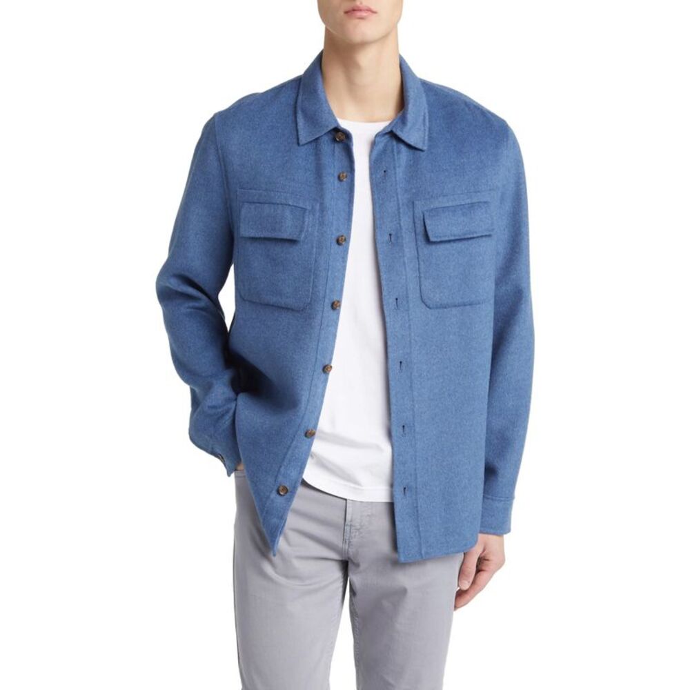 Ted Baker Mens Wool Blend Shirt Jacket, NWT